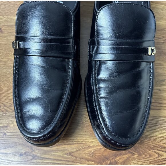 Men\'s Florsheim, Milano Loafer 11070-01 Black Leather Size 12